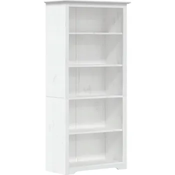 Knihovna Knihovna BODO ve francouzském stylu, bílá, 82 x 40 x 173 cm