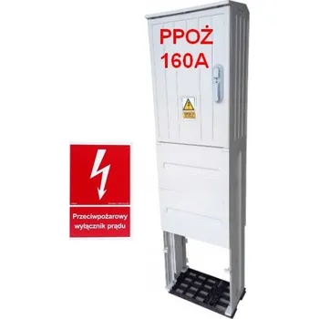 vypínač Požární vypínač proudu PWP, přípojka POŽ, 160A DPX