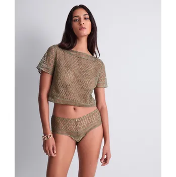 Souprava dámského spodního prádla Top AUBADE (4D48-14), Velikost M, Barva zelená