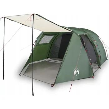 Stan Tunelový kempingový Stan, zelený, 420x260x153 cm, voděodolný