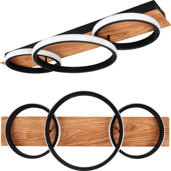 XD-LA125 LED Lustr 25W 58x26cm 4000K černý VIP