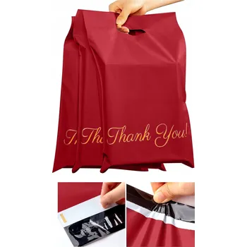 Obálka PLASTOVÉ OBÁLKY OBÁLKA, FÓLIE 500x600 MM, 50 KUSŮ , ČERVENÁ