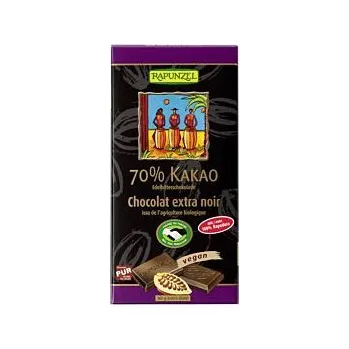 Čokoláda Rapunzel Hořká čokoláda 70% 80g bio BIO VEGAN BEZLEPEK Množství: 1 ks