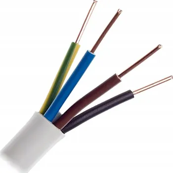 elektrický kabel Elektrický instalační kabel Kulatý YDY Elektrokabel 4 x 1,5