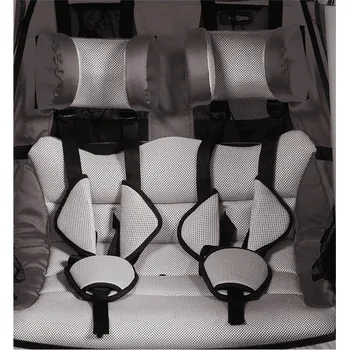 vozík za kolo sedačka s pásy XLC pro DUO S BS-X125 šedo-béžová