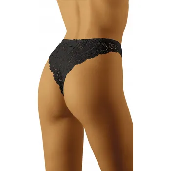 Kalhotky Tanga Wol-Bar Bolero Černé L /Wol-bar