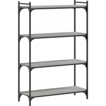 Knihovna Regál na knihy šedý dub sonoma 80 x 30 x 120 cm