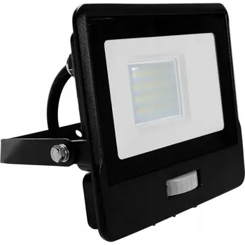 LED reflektor s pohybovým senzorem 20W 1510lm 6500K IP65 kabel 1m černý 20285