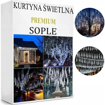 Vánoční dekorace Světelný závěs ADGO rampouchy 201 - 300 LED