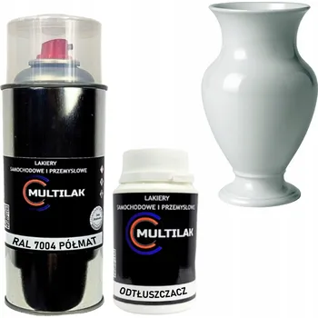 Barva ve spreji Lak ve spreji na vázy RAL 7004 POLOMAT