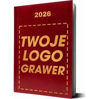 Diář KALENDÁŘ 2026 A5 KNIŽNÍ S VAŠÍM LOGEM GRAVÍROVÁNÍ DIÁŘ DENNÍ GRAFIKA B