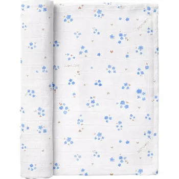 Zavinovačka LULLALOVE Mušelínová zavinovačka 100x100 Pomněnky