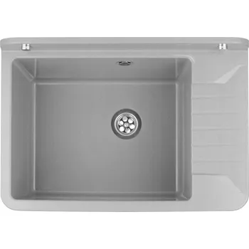 Granitový dřez Jednokomorový dřez ADGO COMPACT granitový šedý