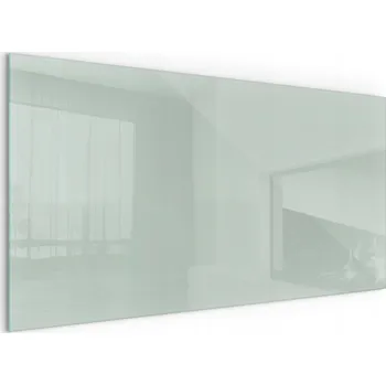 Krbová kamna Dekorativní skleněná krytka pod Kamna Krb Světle zelená 120x60