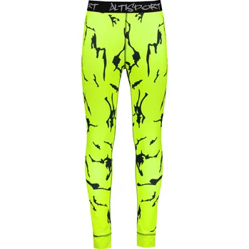 Pánské termo spodky Pánské funkční termo kalhoty premium ALTISPORT VOJ/ALM052TER02 NEON GREEN S