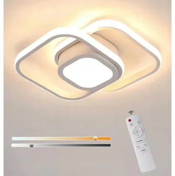 STROPNÍ SVÍTIDLO STROPNÍ SVÍTIDLO LED BÍLÁ 32W 3000K ČERNÁ DO OBÝVÁKU MODERNÍ