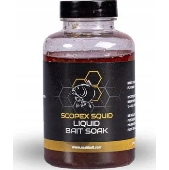 Vrták Nash Scopex Squid Tekutá návnada pro namáčení 250ml