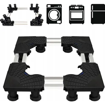 MOBILNÍ PODSTAVEC POD PRAČKU, LEDNIČKU S NASTAVITELNÝMI NOŽIČKAMI