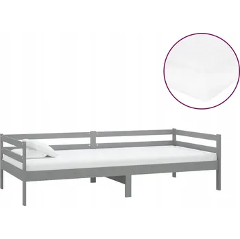 Ložnice Dřevěná manželská postel VidaXL 90x200 cm bílá