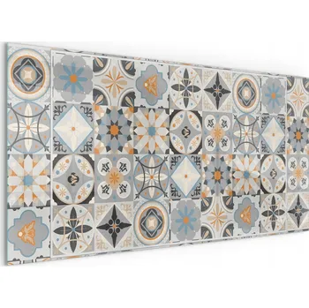 Krbová kamna Dekorativní Podložka Pod Kamna Kamna Kozí Vzory s mozaikovými dlaždicemi