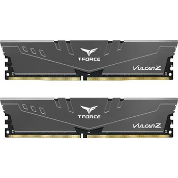 Operační paměť TEAMGROUP 16GB=2x8GB DDR4 3200MHz CL16-20-20-40 (T-Force Vulcan Z series 2x8GB, šedý chladič) TLZGD416G3200HC16FDC01
