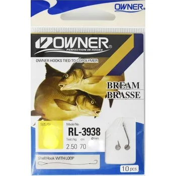 Rybářský háček Háčky s návazcem Owner 0,09 mm Háček 16 Rl3938