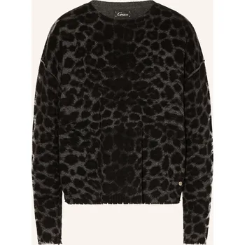 Dámský svetr Grace Dámský Svetr, tmavě šedá / černá / šedá, 34