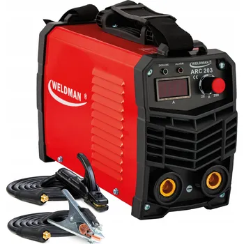 Svářečka Invertorová svářečka Weldman ARC 203 IGBT MMA 200A HOT START ARC FORCE 230V