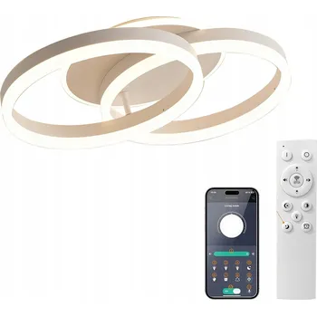 LED LAMPA STROPNÍ SVÍTIDLO RING STROPNÍ SVÍTIDLO Bílá STMÍVATELNÁ 30W S DÁLKOVÝM OVLÁDÁNÍM