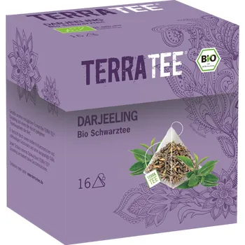 Čaj Terra Tea Terra Tee Černý čaj Darjeeling 16 x 2,2 g bio BIO VEGAN Množství: 1 ks