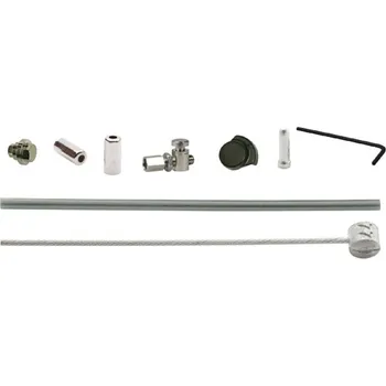 Komponent pro jízdní kolo Lanko brzdové XLC BR-X94 1700/2350mm sada pro bubnovou brzdu stříbrná