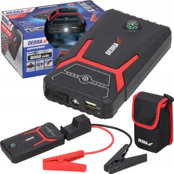 Powerbanka STARTOVACÍ ZAŘÍZENÍ BOOSTER JUMP STARTER DEDRA 8000MAH POWERBANKA 1200A
