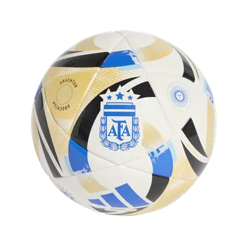 Fotbalový míč Adidas Argentina 25 bílá/modrá/černá UK 1