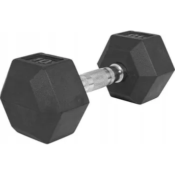 Potažené/pogumované jednoruční činky Gorilla Sports 1x 10 kg