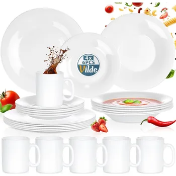 Talíř Jídelní servis Vilde 24 ks