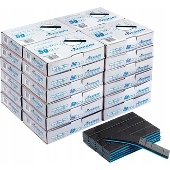 Sada na opravu pneumatiky Samolepicí závaží na kola 5g Černé Edgy 480 kusů Fivestars