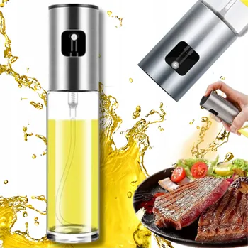Nádoba na olej a ocet Rozprašovač rozprašovač dávkovač ve spreji skleněný na olej z octového oleje 100 ml