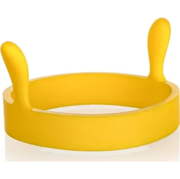Forma na pečení BANQUET SILIKONOVÁ FORMA NA SMAŽENÍ 9,5 X 5,5 CM KULATÁ ŽLUTÁ