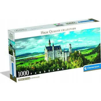 Puzzle PUZZLE 1000 dílků PANORAMA NEUSCHWANSTEIN CLEMENTONI 39940