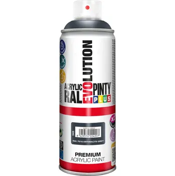 Barva ve spreji Akrylový lak ve vysokém lesku RAL 7016 Antracit šedá PintyPlus 400 ml