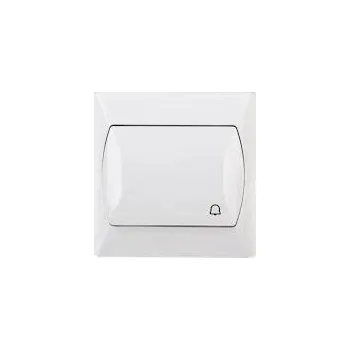 vypínač OSPEL AKCENT Zvonkový spínač bílý ŁP-6A/00