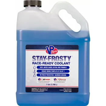 Náplň do chladiče a ostřikovače VP Racing závodní chladicí kapalina Stay Frosty Race Ready, 3,78 l