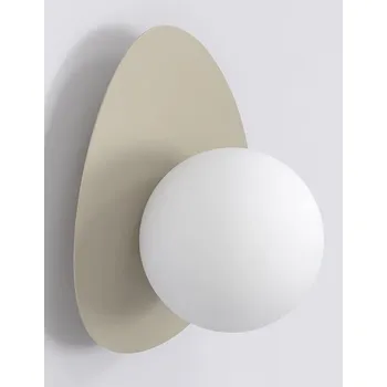 Nástěnné svítidlo Emibig Ovo nástěnné svítidlo 1x8 W béžová 1529/K1