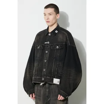 Dámská casual bunda Džínová bunda Maison MIHARA YASUHIRO Combination Denim Jacket, 50, černá, 99X