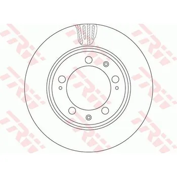 Brzdový kotouč Brzdový kotouč LUCAS DF6484S