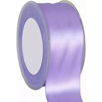 Stuha Oboustranná saténová stuha 38 mm x 25 m levandulová
