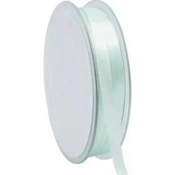 Stuha Oboustranná saténová stuha 6 mm x 50 m mátová