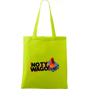 No ty wago - Taška bavlněná - 42 x 38 cm ( Limetková )