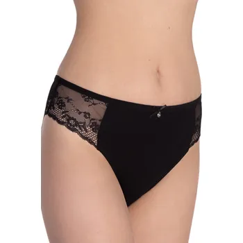 Dámské oblečení DÁMSKÝ SPODNÍ DÍL BIKIN L-1590BI černošedá M