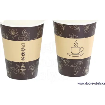 Jednorázové nádobí Biodegradabilní kelímek LOVE NATURE 360 ml (0,3 l) - Biodegrada